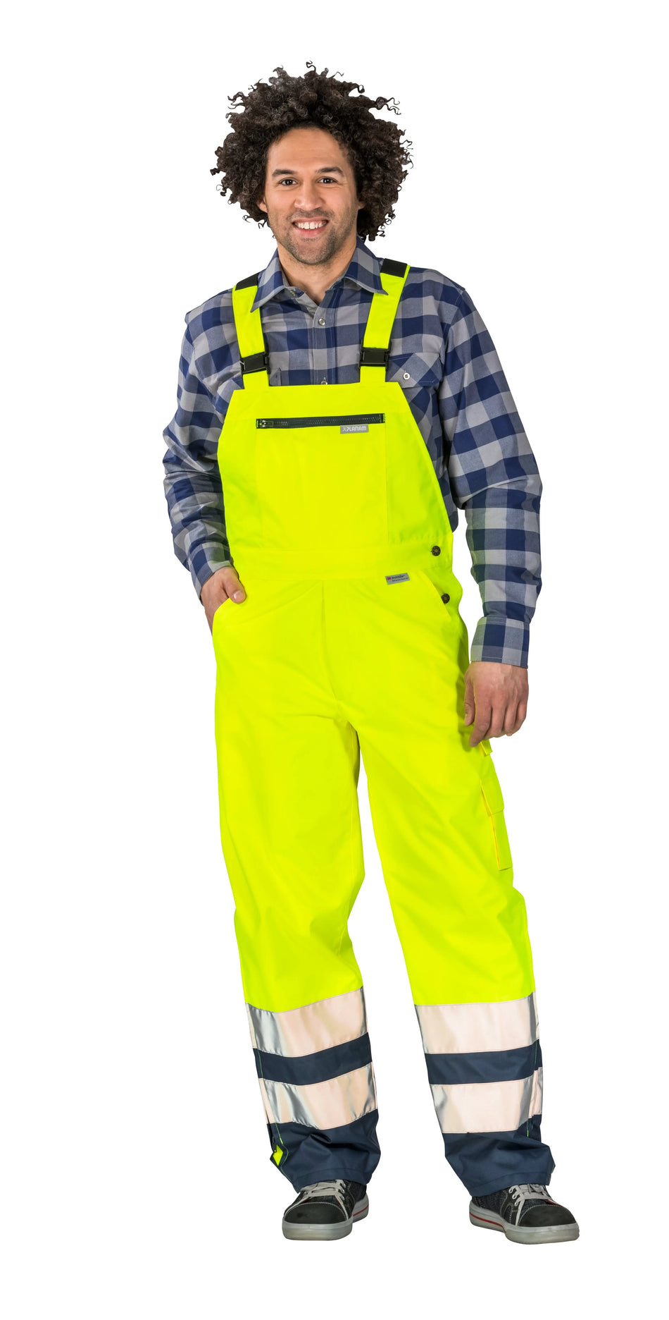 Regenlatzhose 2-farbig - Herren - Planam - gelb Planam