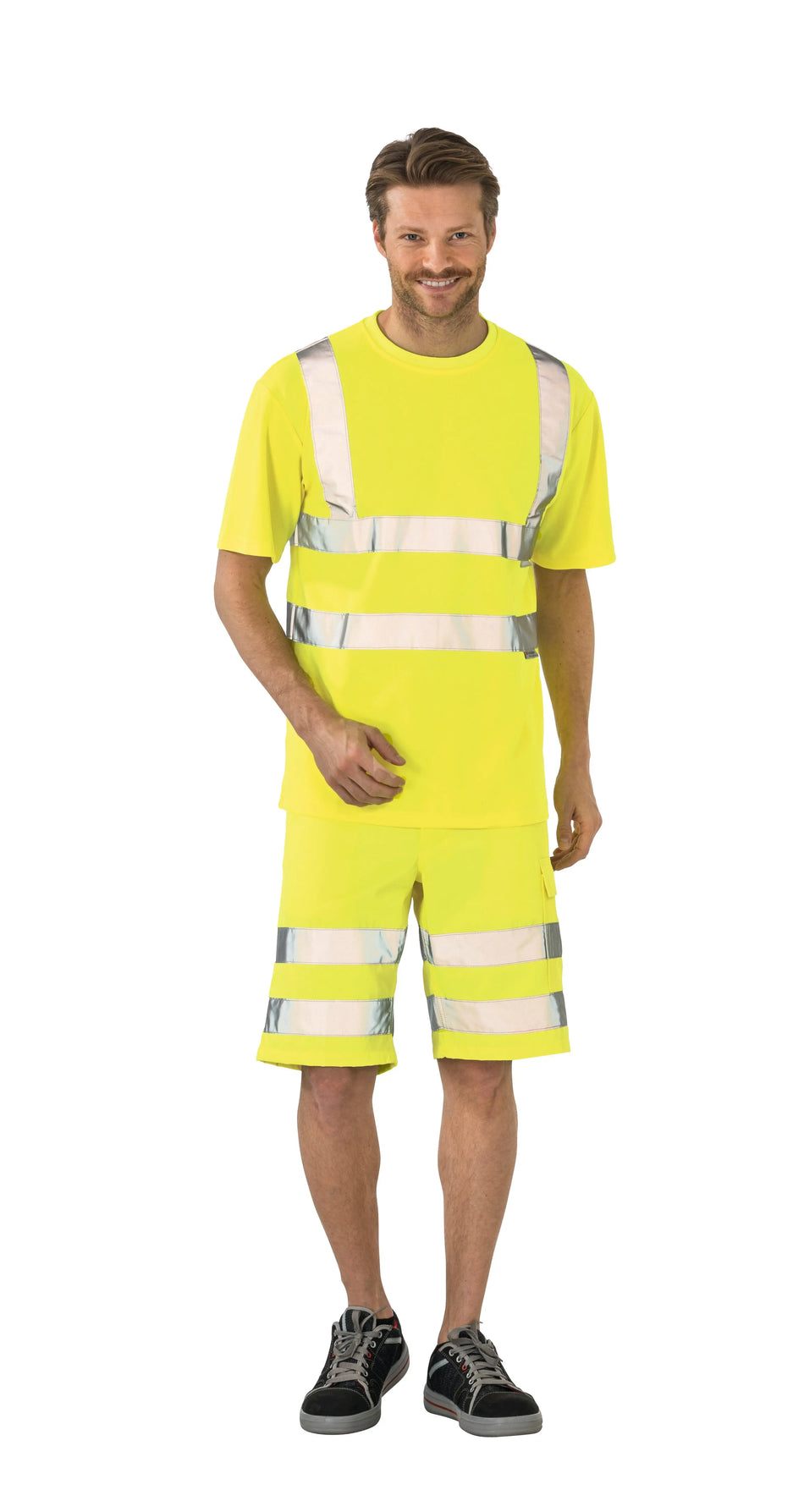 T-Shirt uni - Herren - Planam - uni gelb Planam