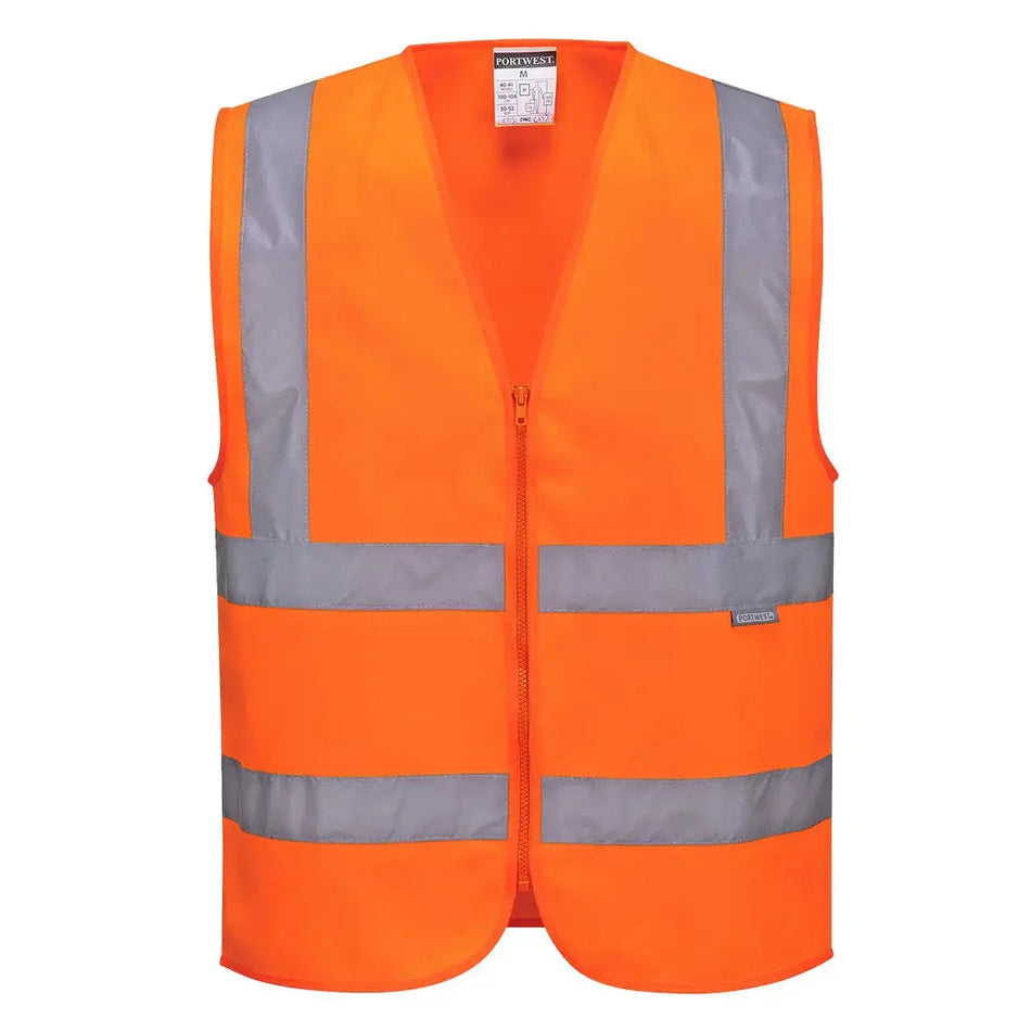 Warnschutzweste mit Schulterreflexband Portwest C375 orange Workschutz