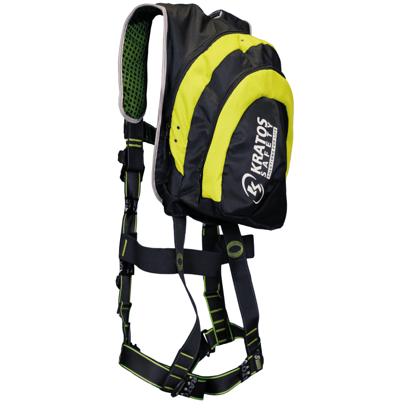ADVENTURE Auffanggurt und 2 in 1 Rucksack