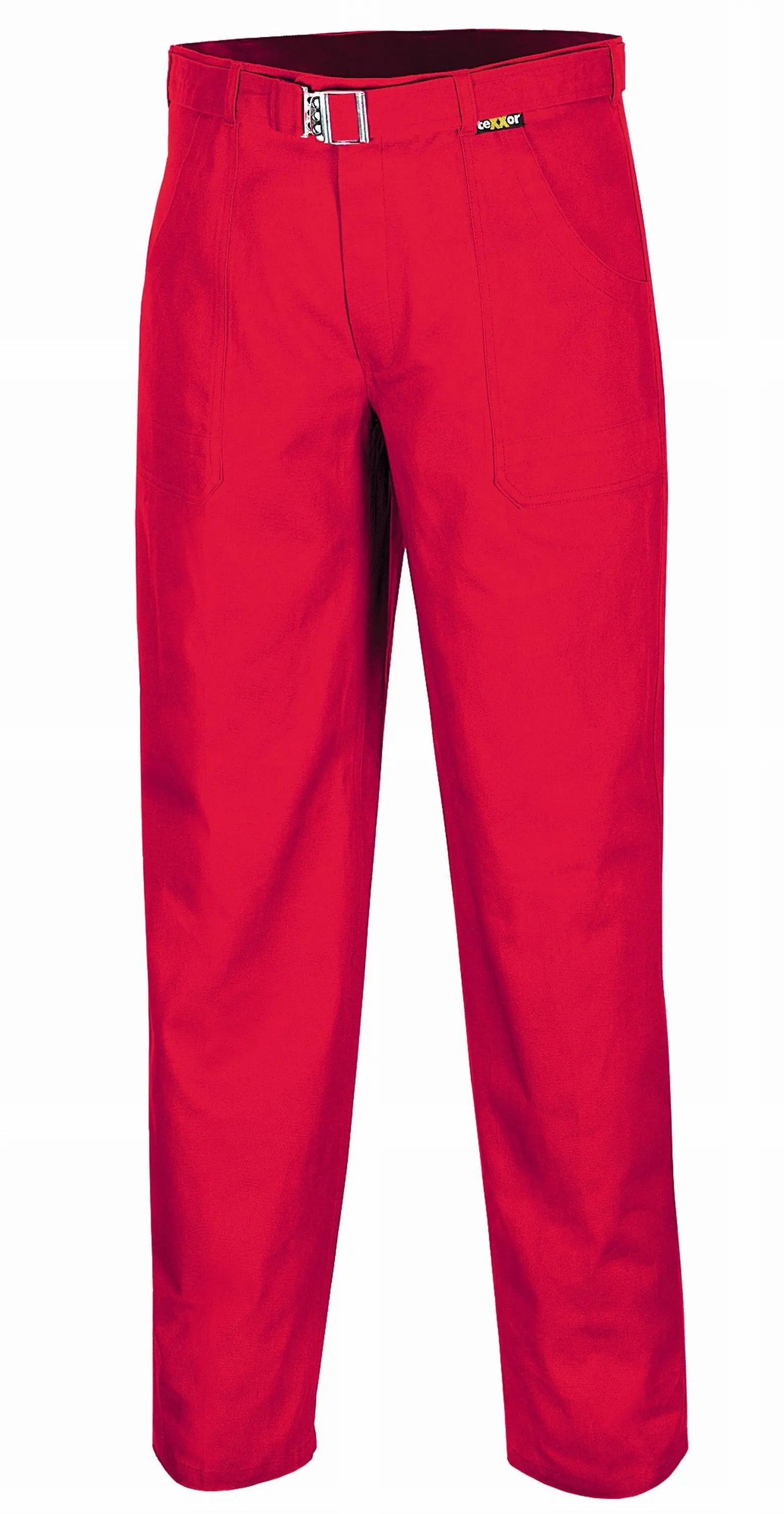 Bundhose 290 g/m² teXXor® 8053 Baumwolle rot Workschutz