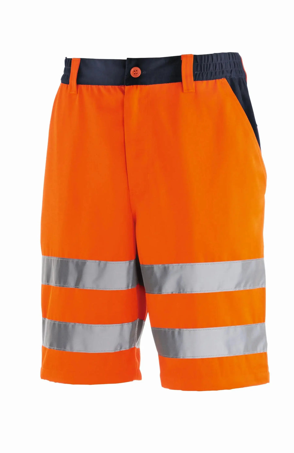 teXXor Warnschutz-Shorts ERIE leuchtorange/navy Workschutz.de