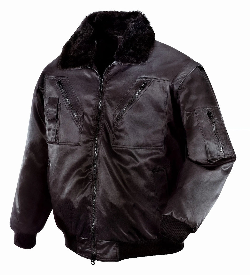 teXXor Pilotjacke „OSLO“ Arbeitsjacke Berufskleidung Winterjacke schwarz 4176