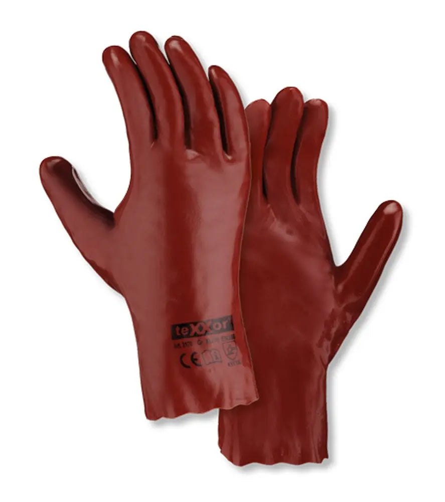 PVC Handschuh texxor ROTBRAUN 2170 Workschutz.de