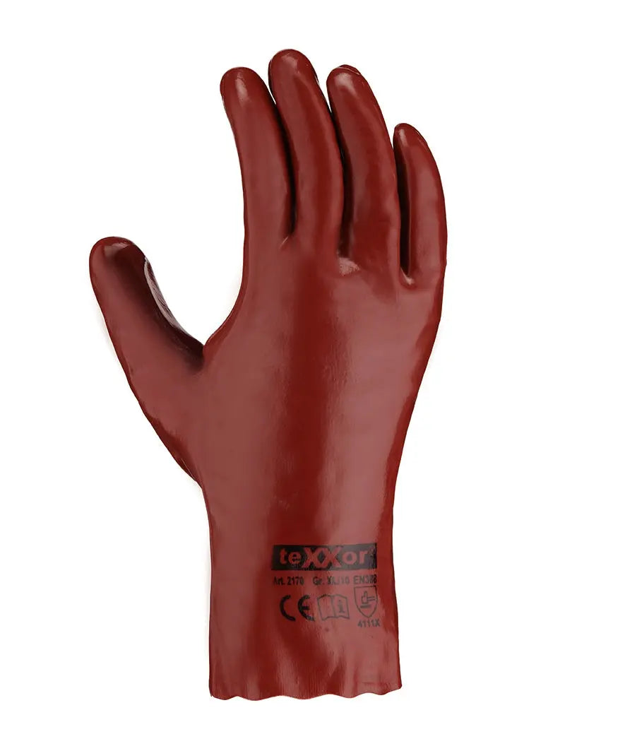 PVC Handschuh texxor ROTBRAUN 2170 Workschutz.de